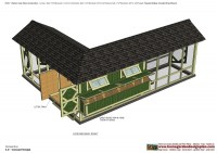 M202 _ 2 in 1 Chicken Coop Plans Construction - Chicken Coop Design - How To Build A Chicken Coop_023